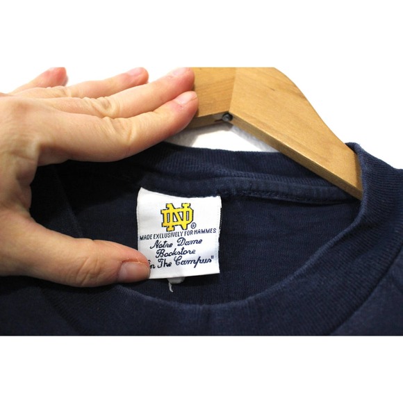 Vintage Notre Dame Fighting Irish Long Sleeve T Shirt Large - Picture 3 of 4